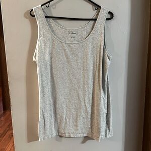 LL Bean women’s gray tank size XL